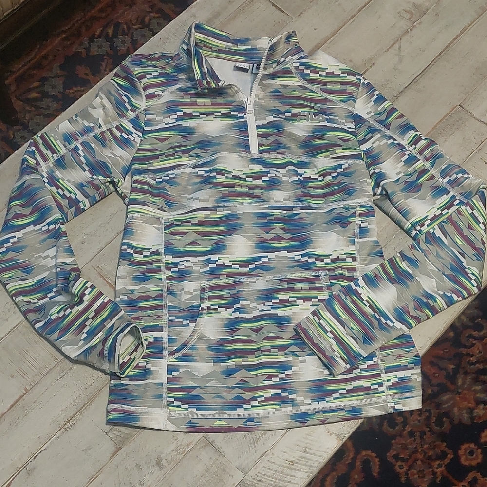 Fila Sport Multicolor Quarter-Zip Pullover